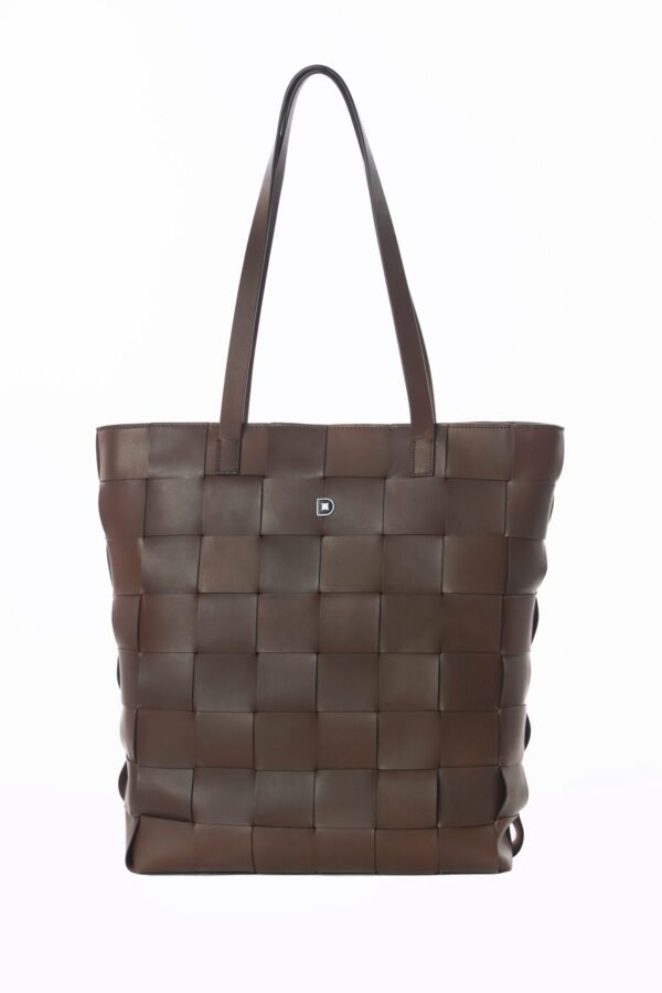 Woven Superfine Tote – Black - Image 5