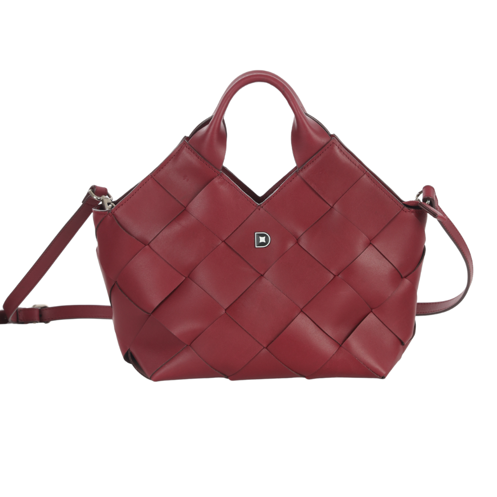 Woven Crossbody Zip – BORDO