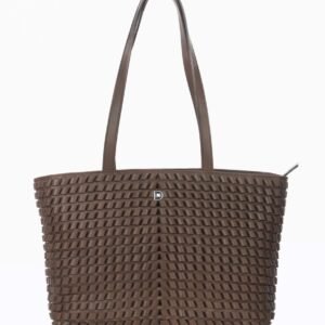 Woven Round Carry – Brown