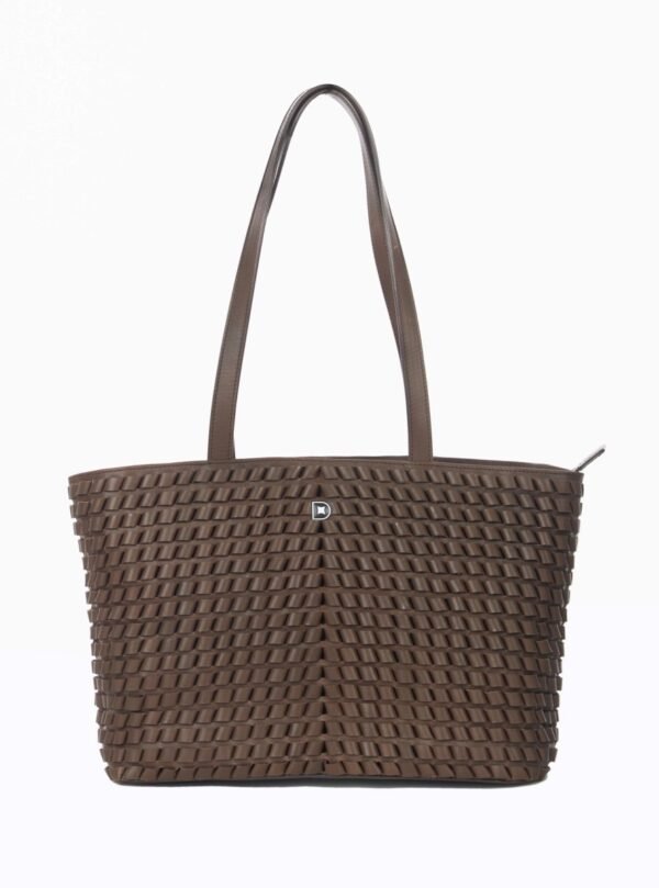 Woven Round Carry – Brown