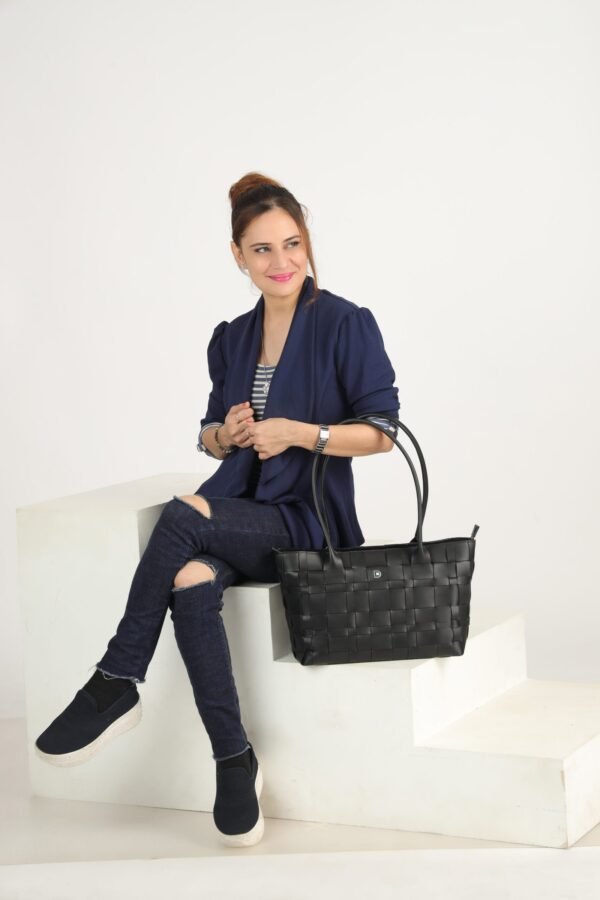 Mini Woven Shoulder – Brown - Image 4