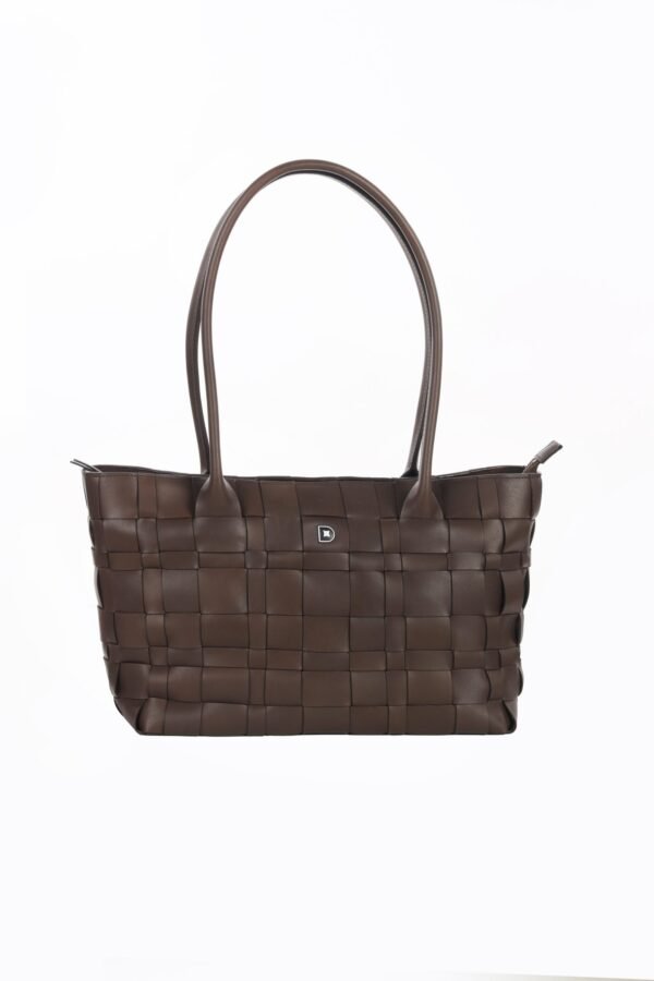 Mini Woven Shoulder – Brown - Image 2