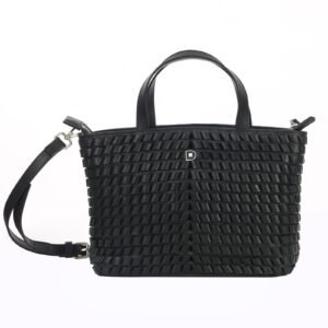 Woven Round Mini – Black