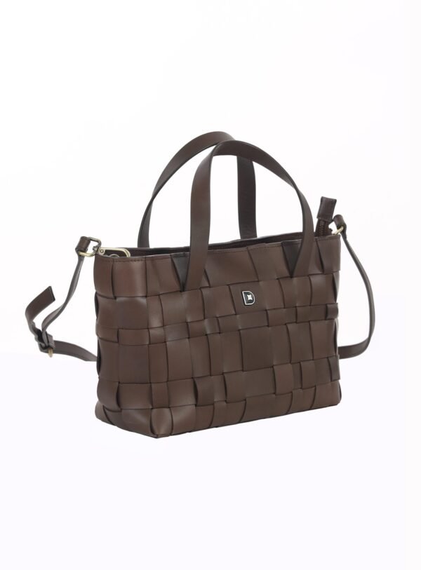 Petite Woven Shoulder – Black - Image 3