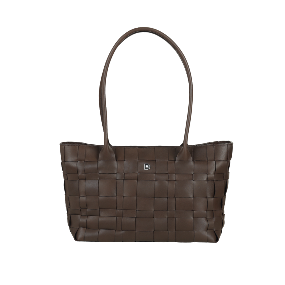 Mini Woven Shoulder – Brown