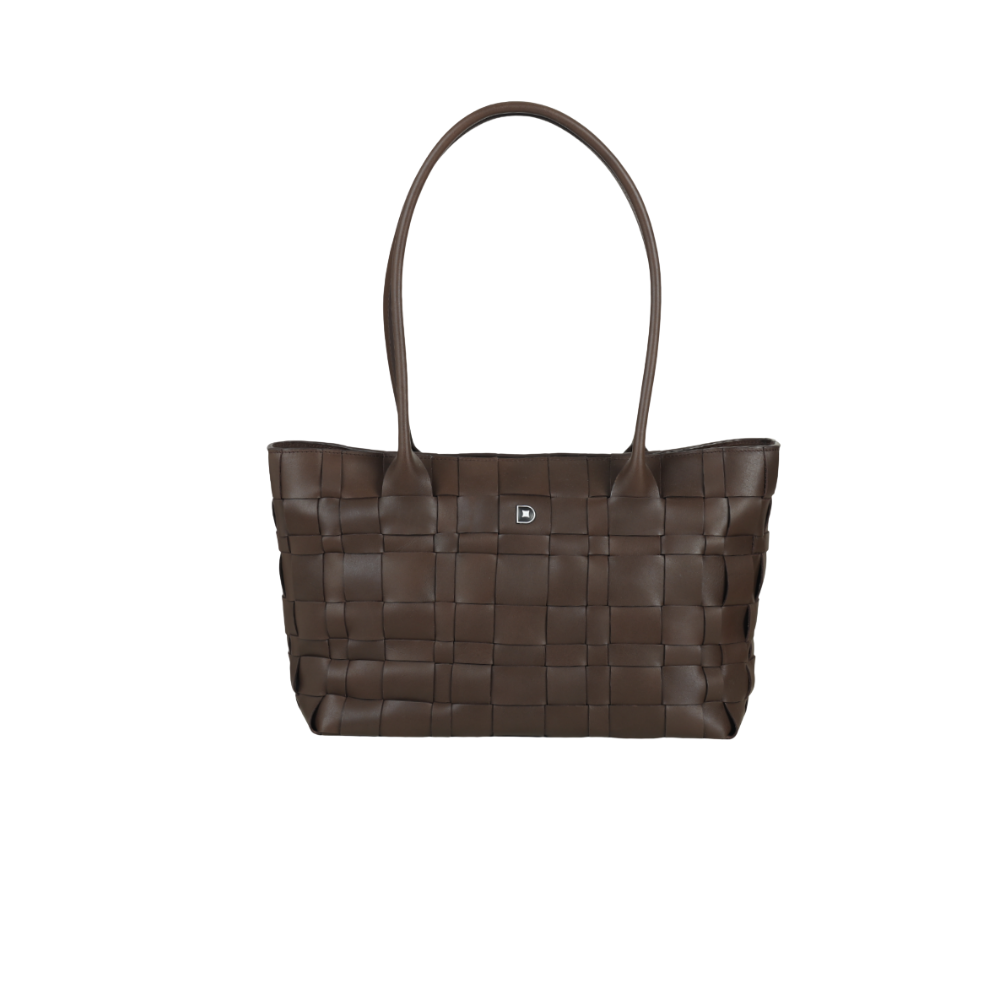 Mini Woven Shoulder – Brown