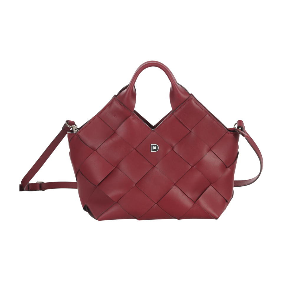 Woven Crossbody Zip – BORDO
